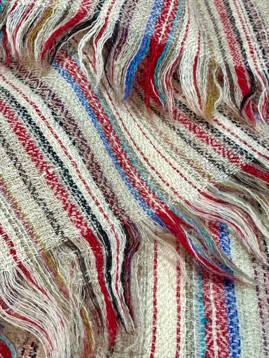 Kashmiri Classics Stole – Fine Multistripe