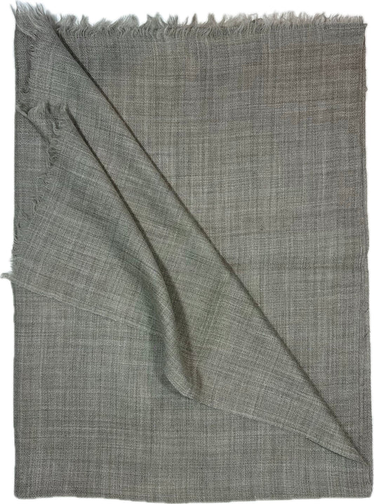 Kashmiri Classic Shawl - Basalt