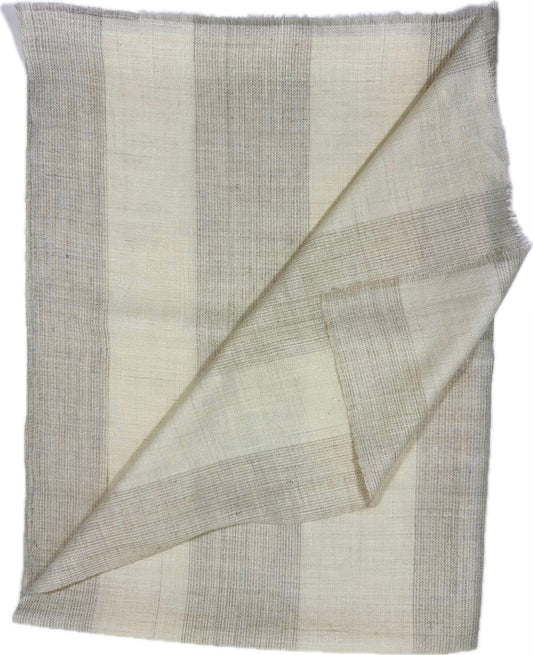 Kashmiri Classic Shawl - Stonefield Stripe