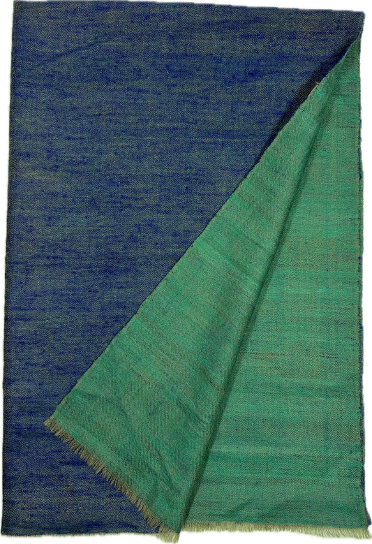 Kashmiri Double Face - Marine & Emerald