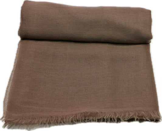 Tanu Cashmere Shawl - Chocolate