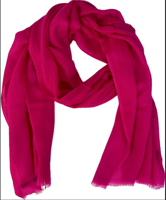 Laya Cashmere Scarf - Pink