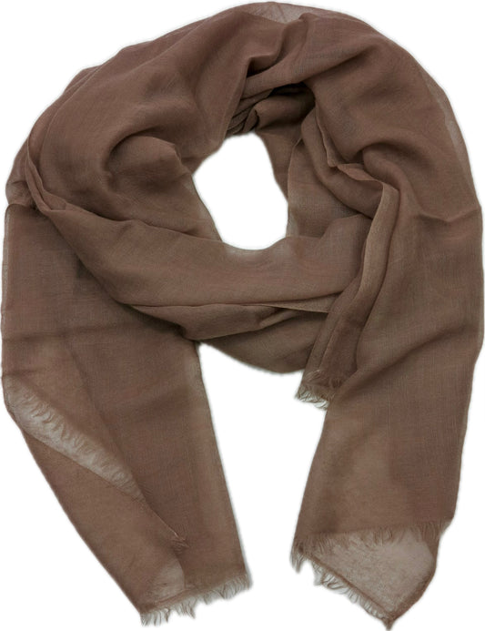 Tanu Cashmere Shawl - Chocolate