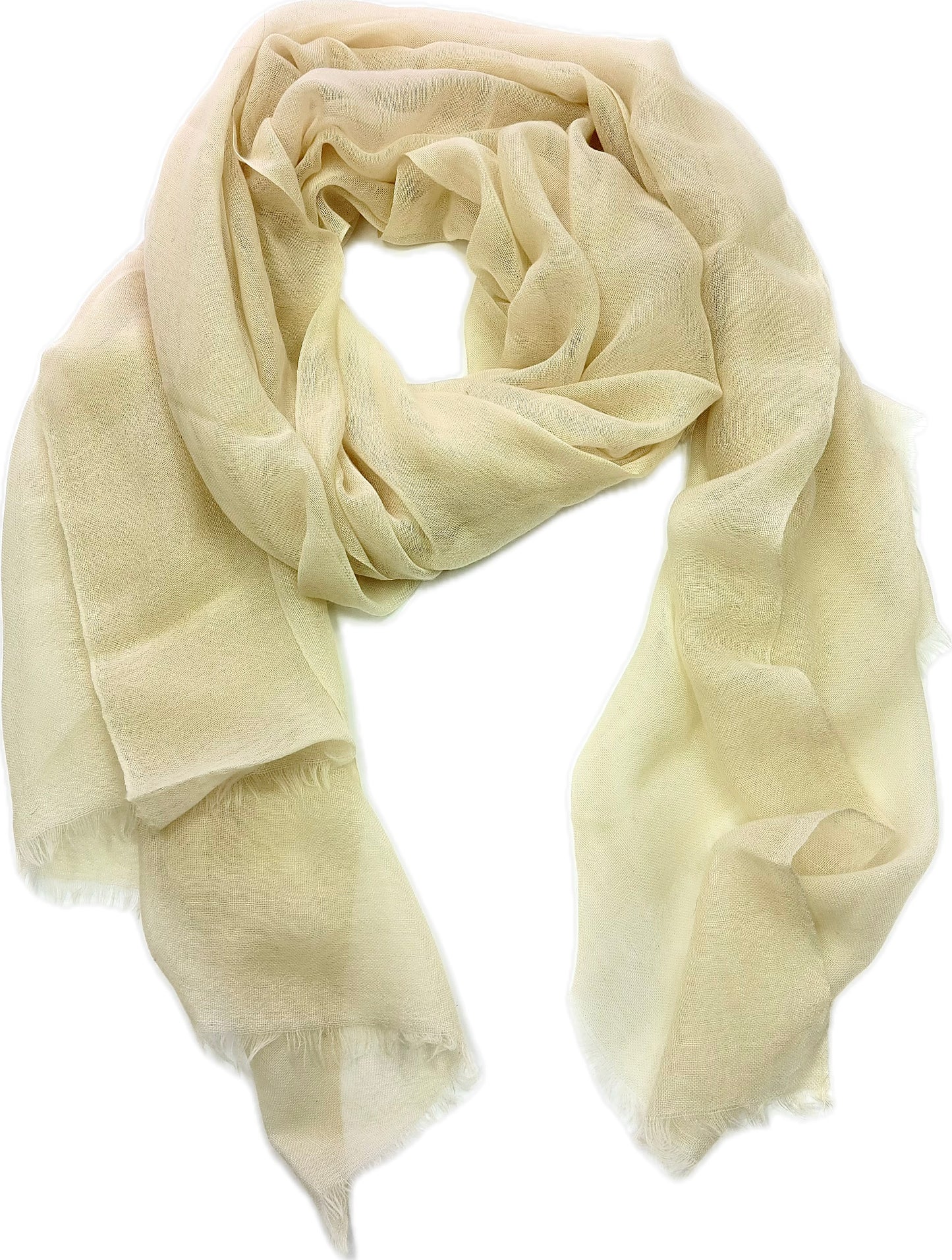Tanu Cashmere Shawl - Ivory