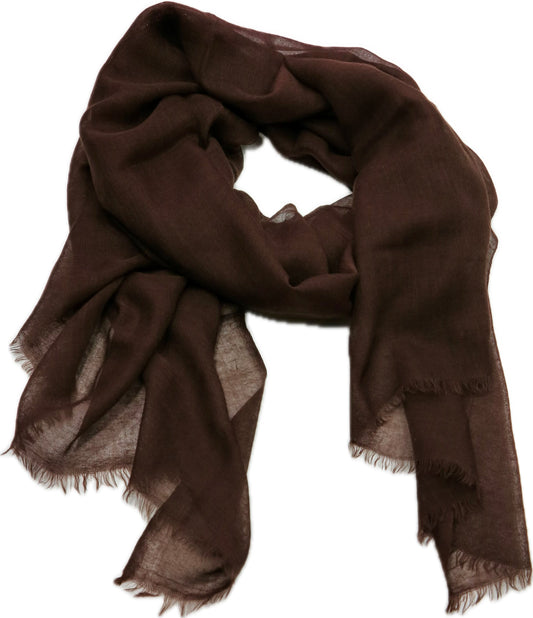 Tanu Cashmere Shawl - Mocha