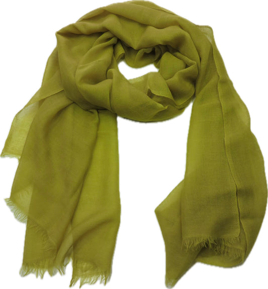 Tanu Cashmere Shawl - Salted Lime