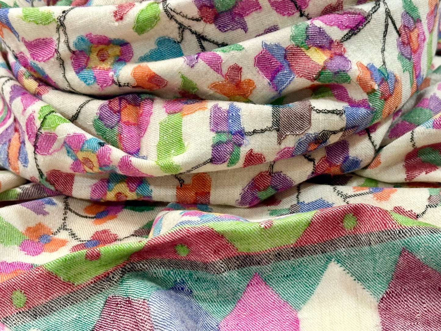 Kani Cashmere Shawl - Nishat Garden