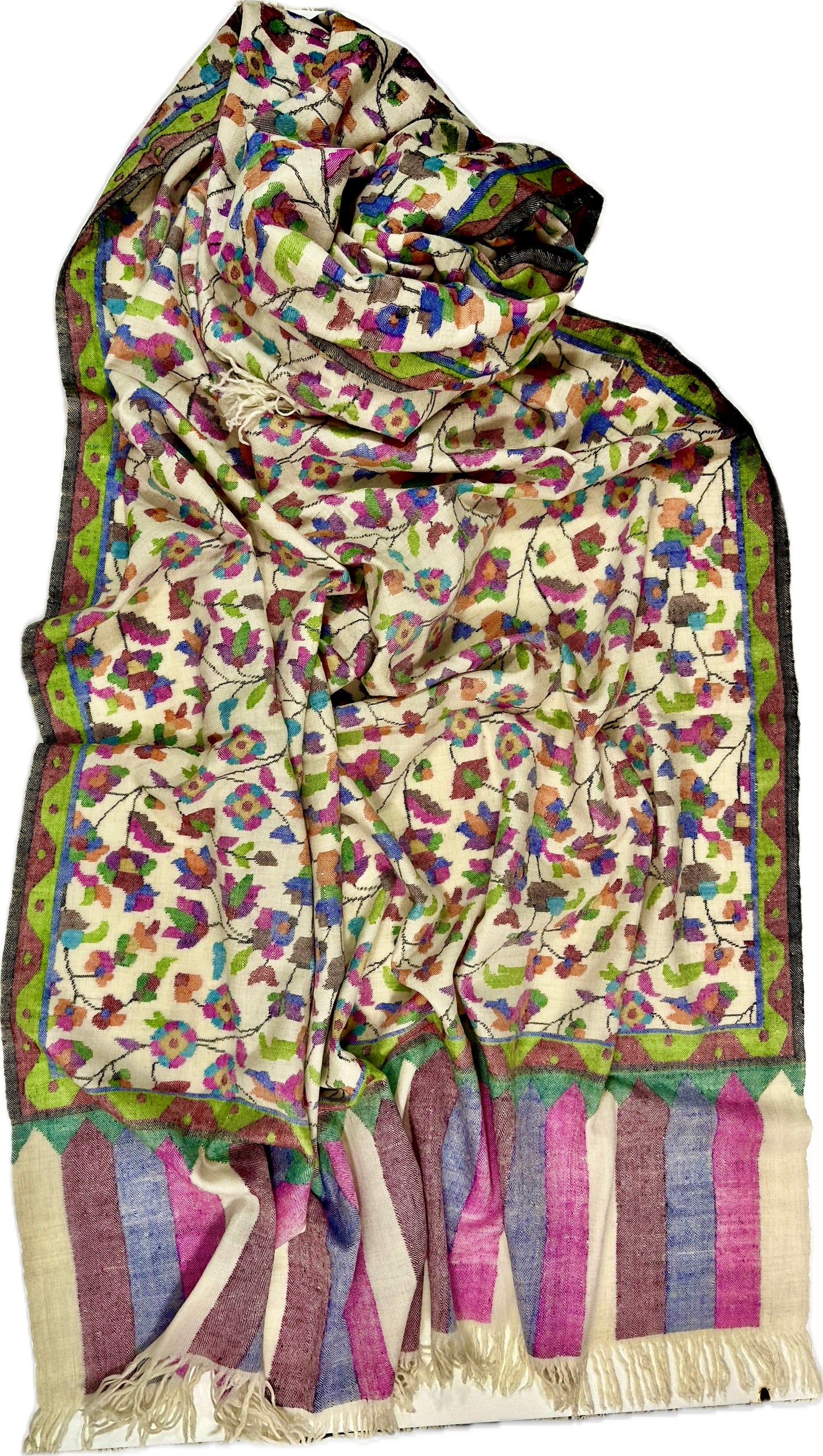 Kani Cashmere Shawl - Nishat Garden