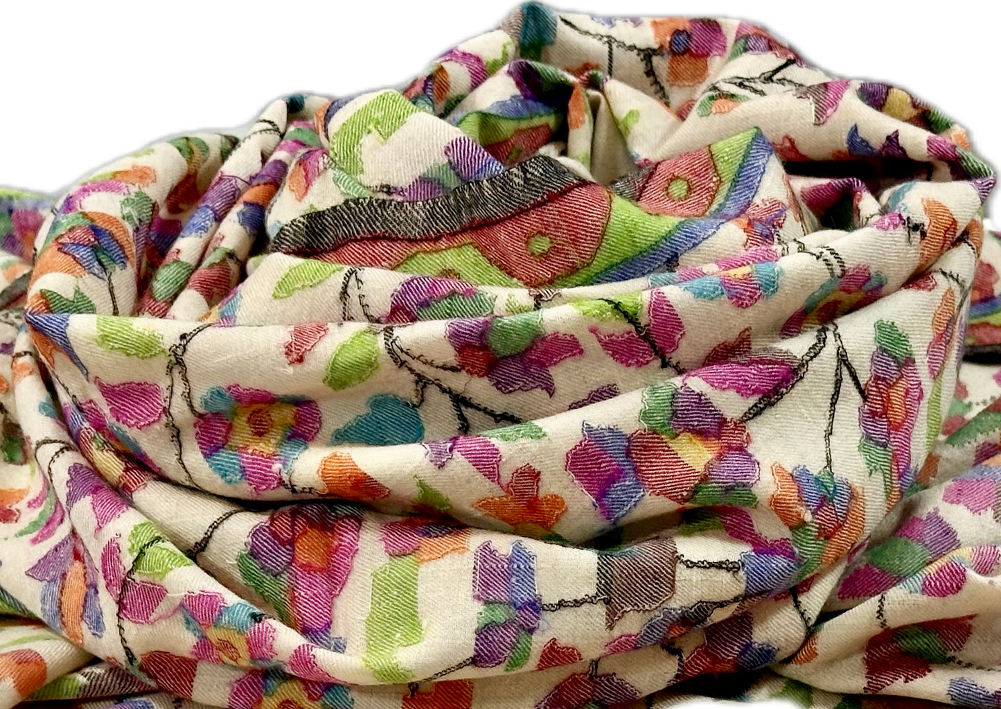 Kani Cashmere Shawl - Nishat Garden