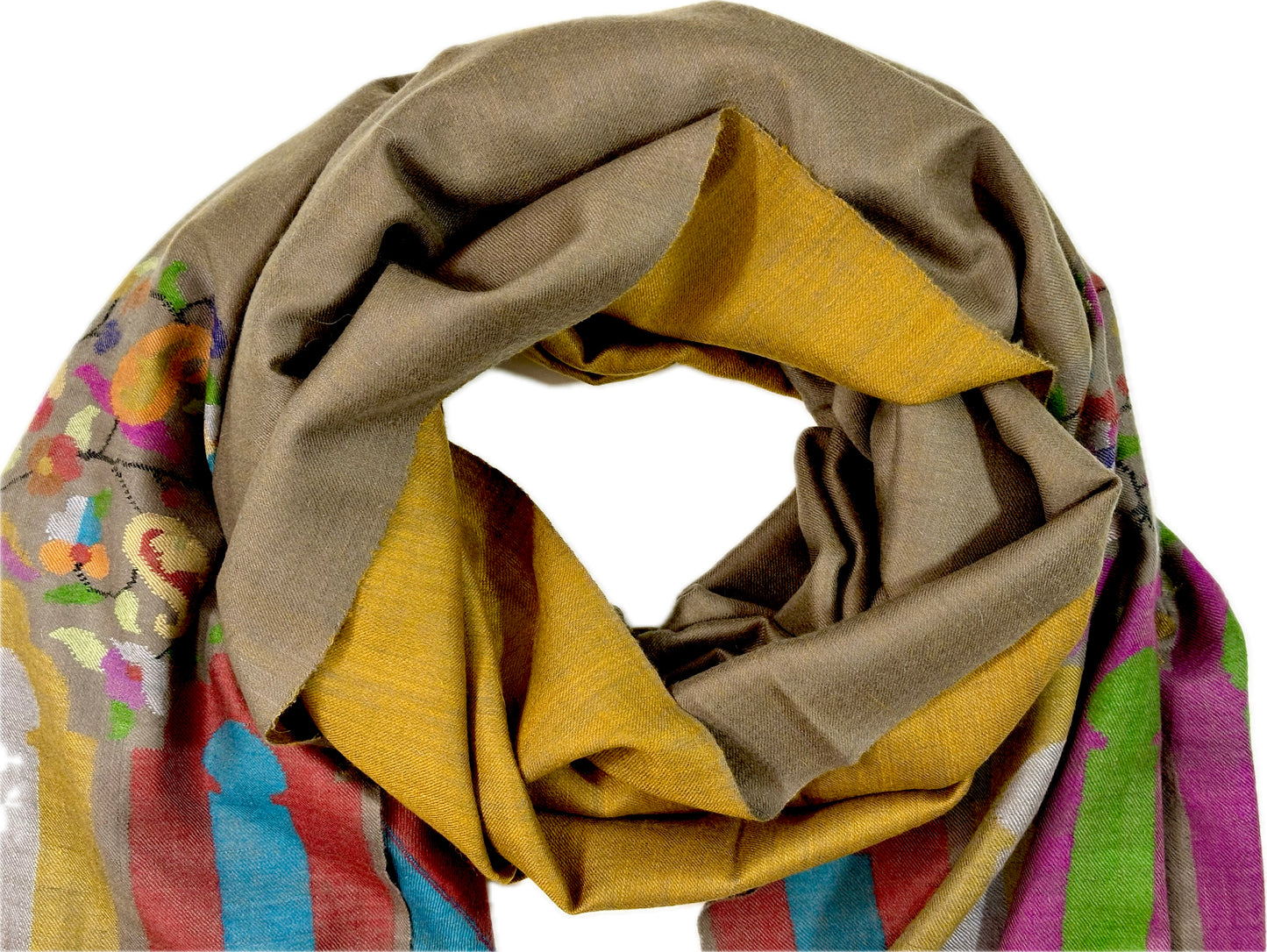 Kani Cashmere Shawl - Reversible